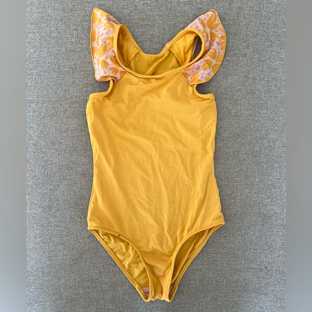Patagonia girls water sprout one-piece swimsuit, size 5T